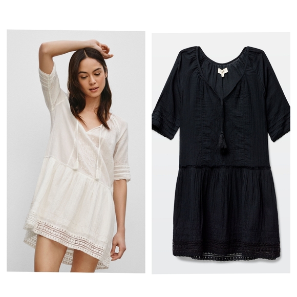 Aritzia Dresses & Skirts - Aritzia Azure Skies Iambic Boho Babydoll Dress